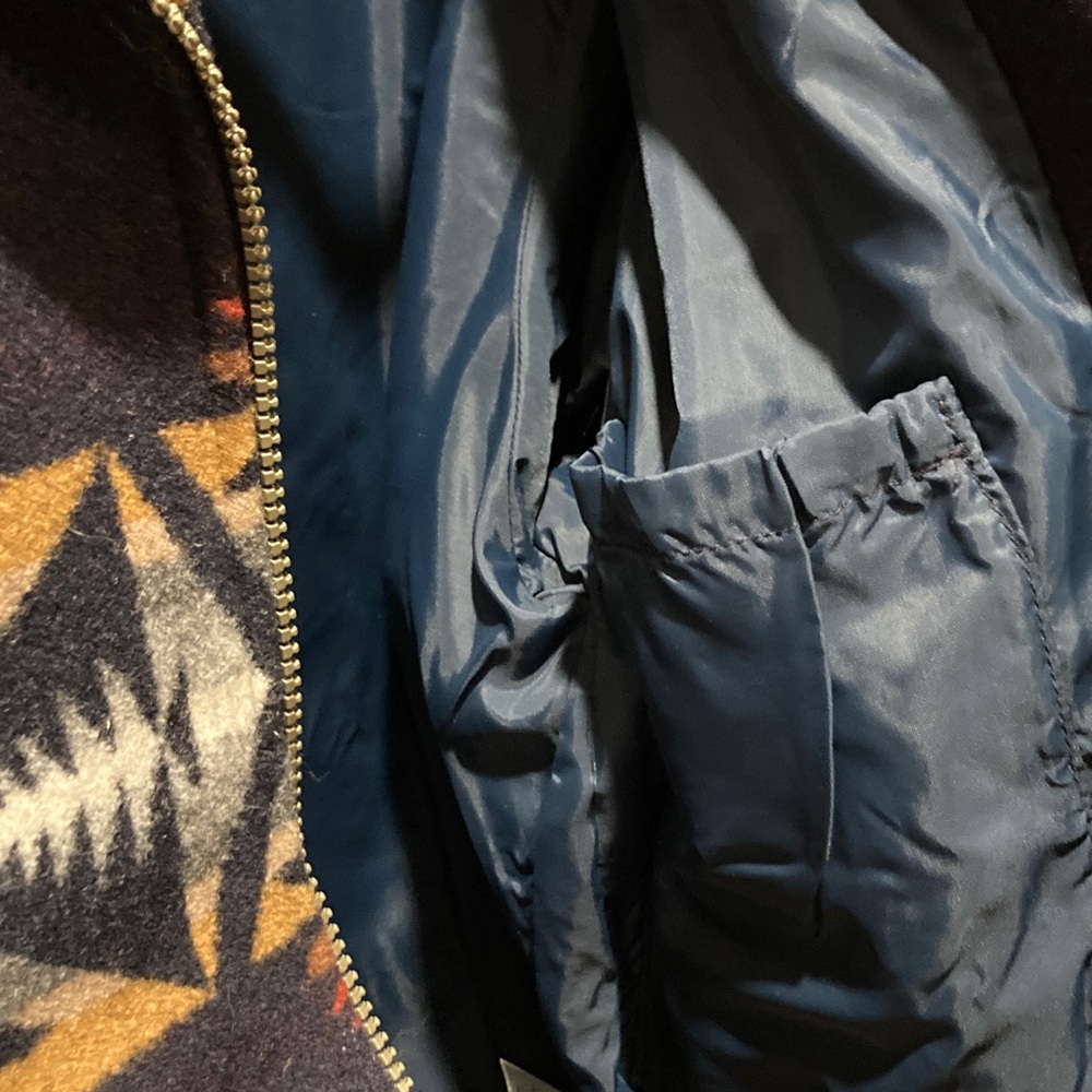 Pendleton high grade wool western wear geometric Southwestern coat jacket - Picture 7 of 8